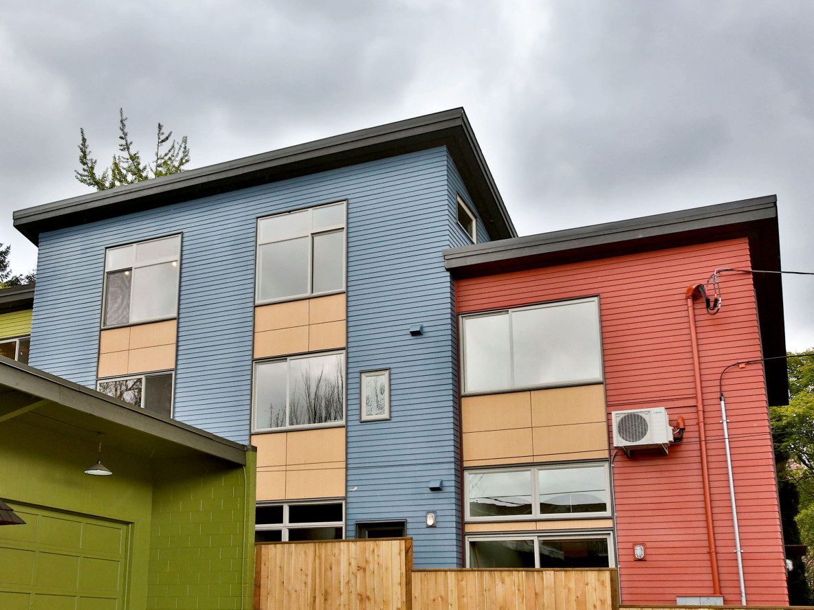 A custom built multi-family home in Portland from The Powell Group home builders.