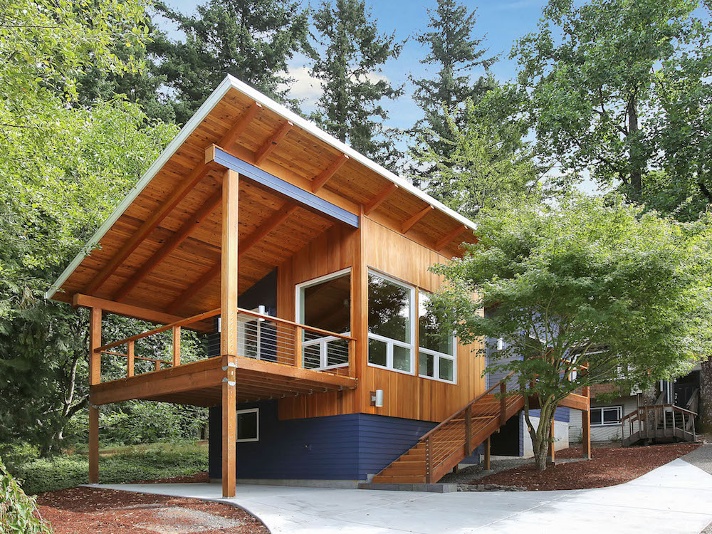 A custom built micro house in Portland from The Powell Group
