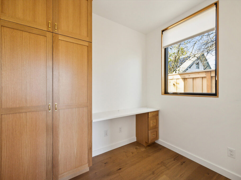 Excellent storage in detached ADU (accessory dwelling unit) on Knight Street in SE Portland, Oregon