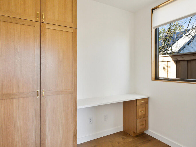 Excellent storage in detached ADU (accessory dwelling unit) on Knight Street in SE Portland, Oregon